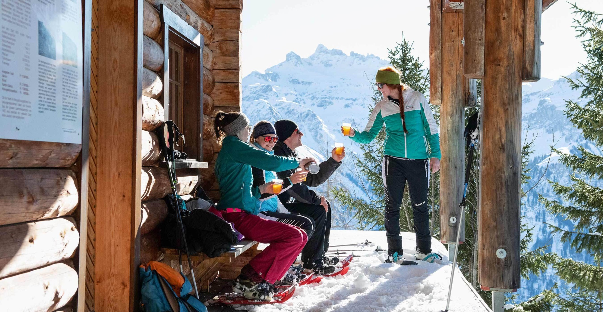 Über 20 km gepflügte Wanderwege