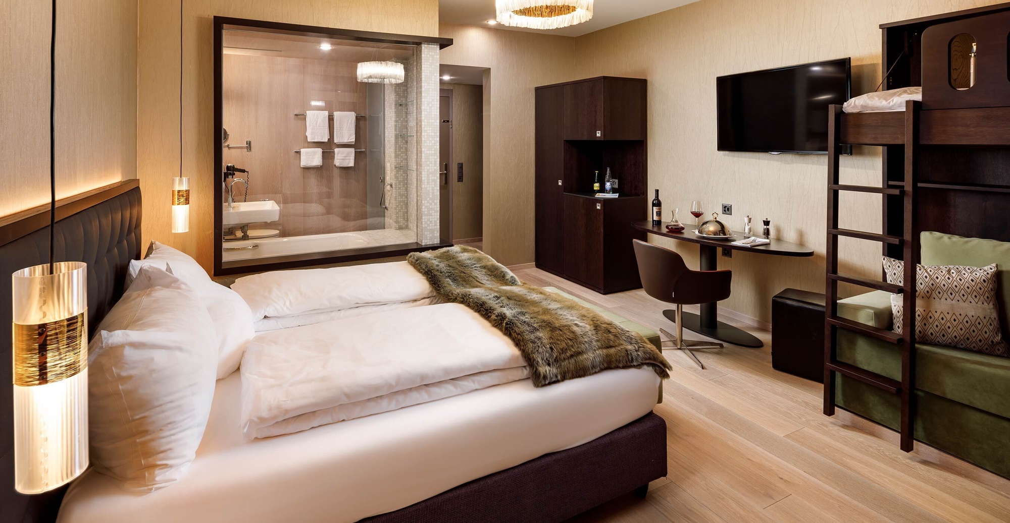 Familien-Suite «LAMA» | Süd-Blick, Balkon