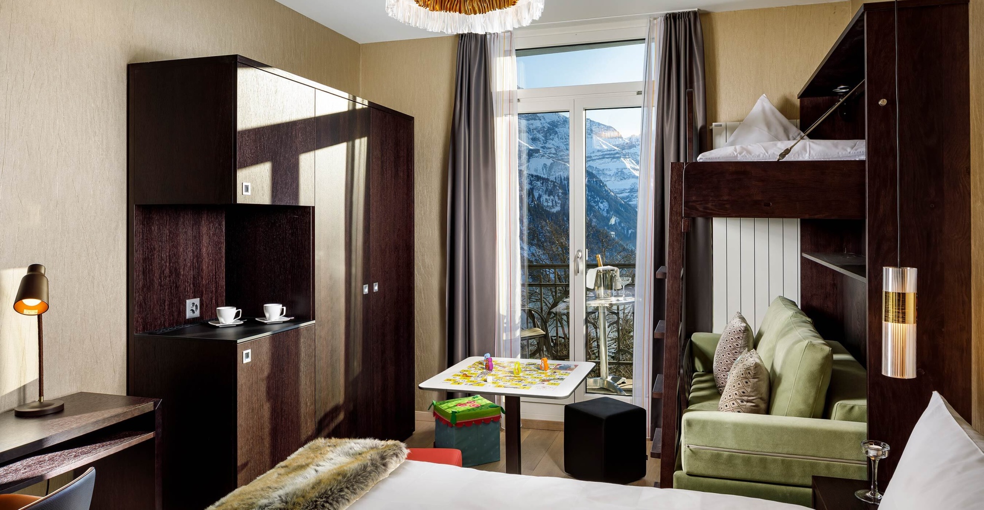 Familienzimmer «MEERSÄULI» | Süd-Blick