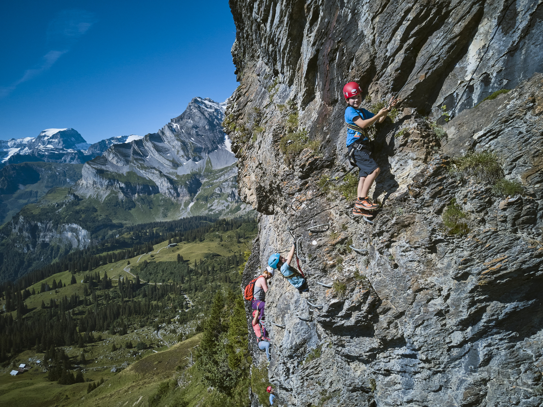 Einsteiger- und Kinderklettersteig