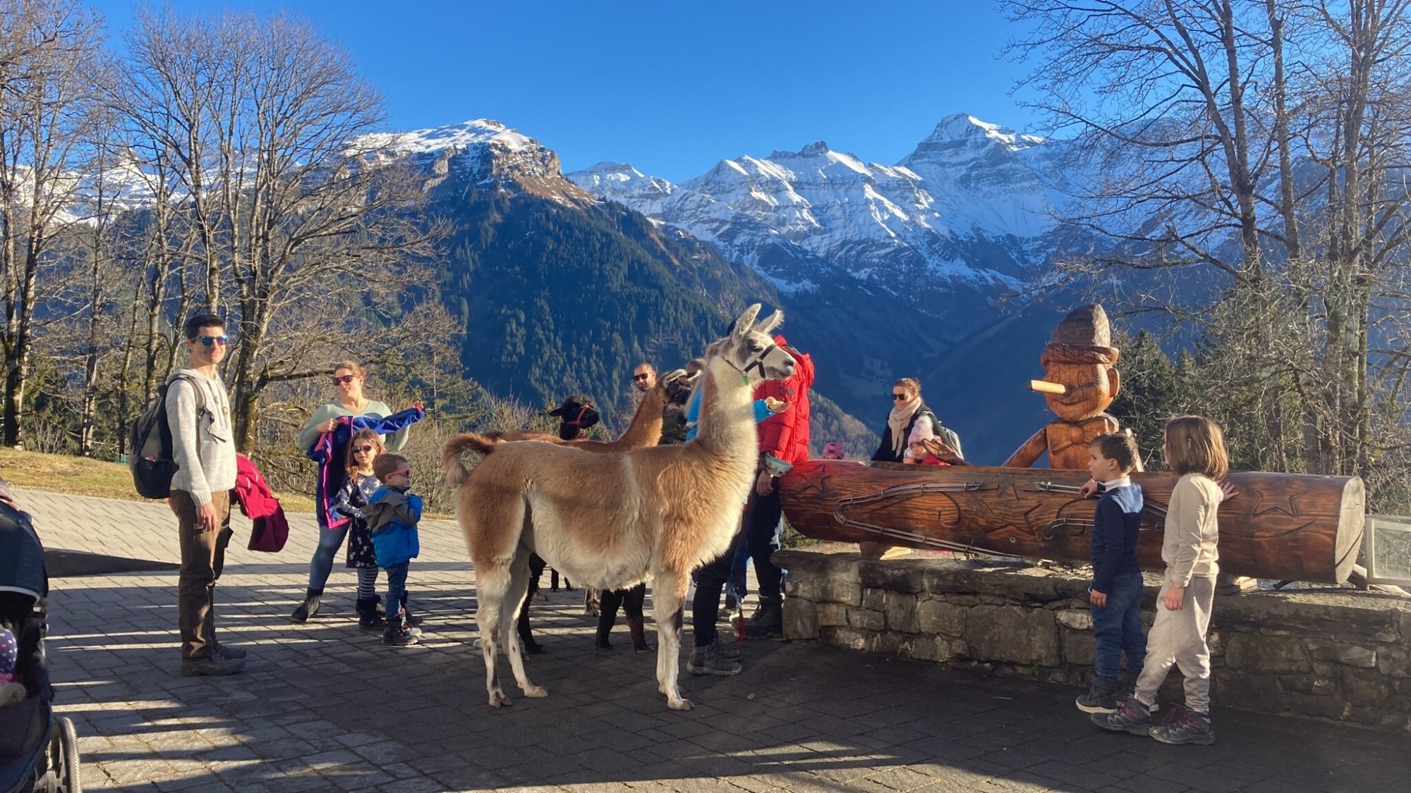 Lamas Sirupbrunnen Trekking Spaziergang